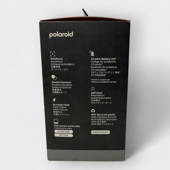 Polaroid Now Everything Box Instant Camera Gen 2 Color White W/8 Sheets B&W Film - Picture 4 of 6